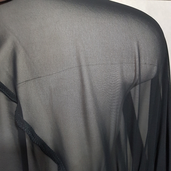 Dollar Beaded Black Midi Prom Dress. - Picture 13 of 14